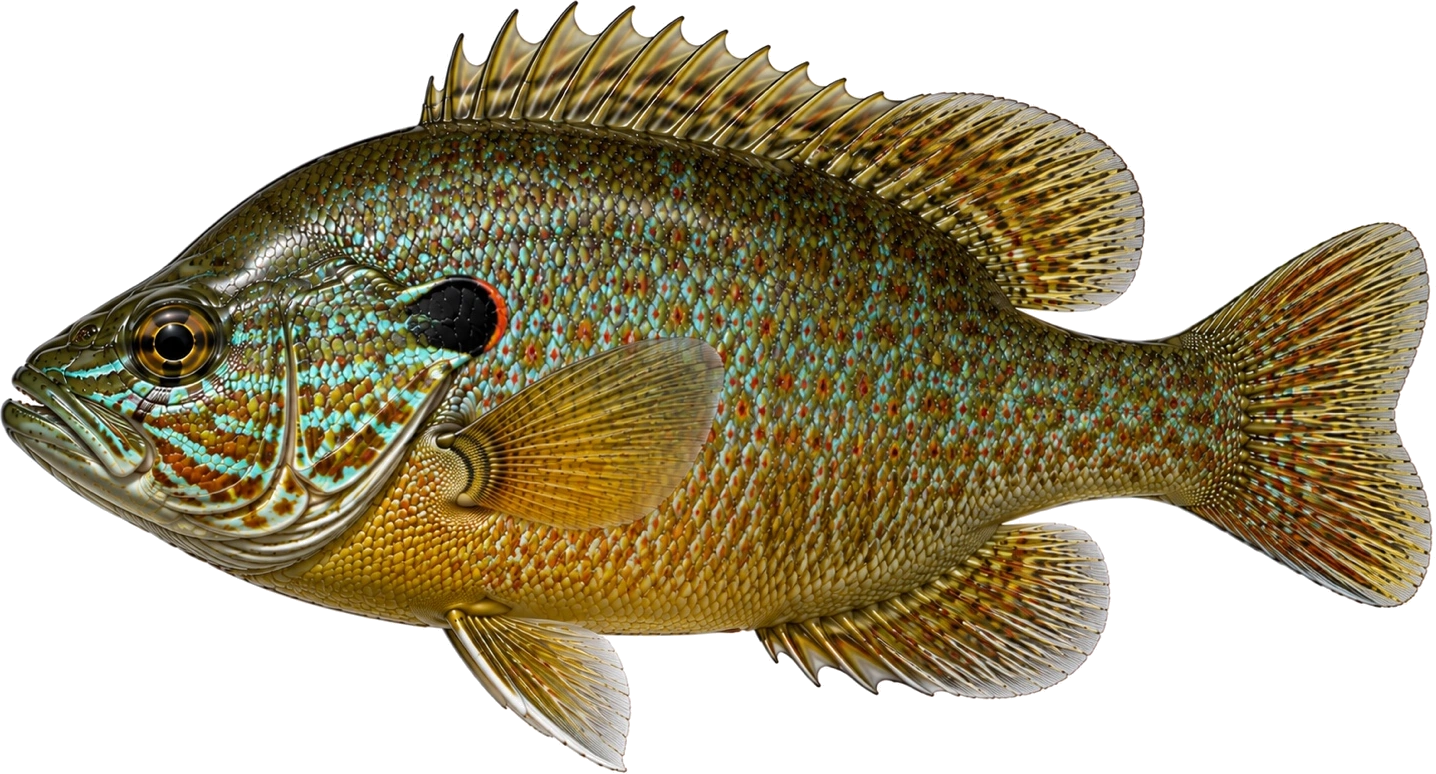 Lake Monkey artwork of Redbreast Sunfish